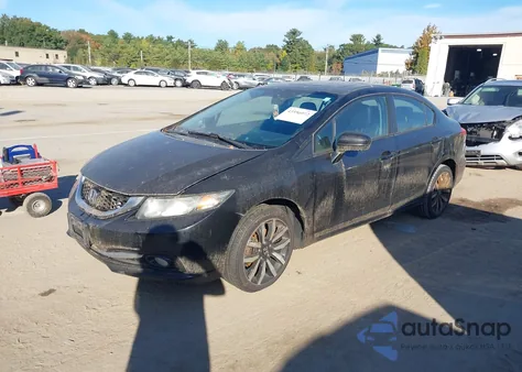 2015 Honda Civic Ex-L from USA, damaged, VIN 2HGFB2F91FH504049